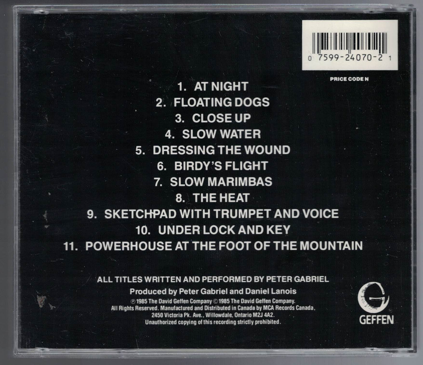 Birdy : Music by Peter Gabriel From the Film Birdy - www.Shopthatapp.com