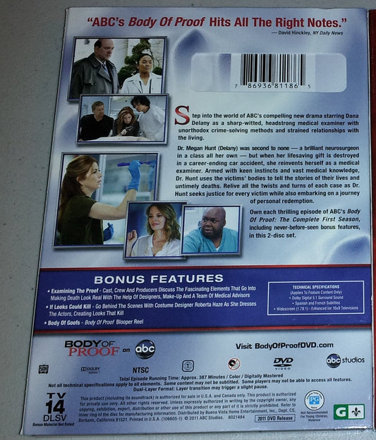 Body Of Proof: The Complete First Season - 2-Disc DVD - www.Shopthatapp.com