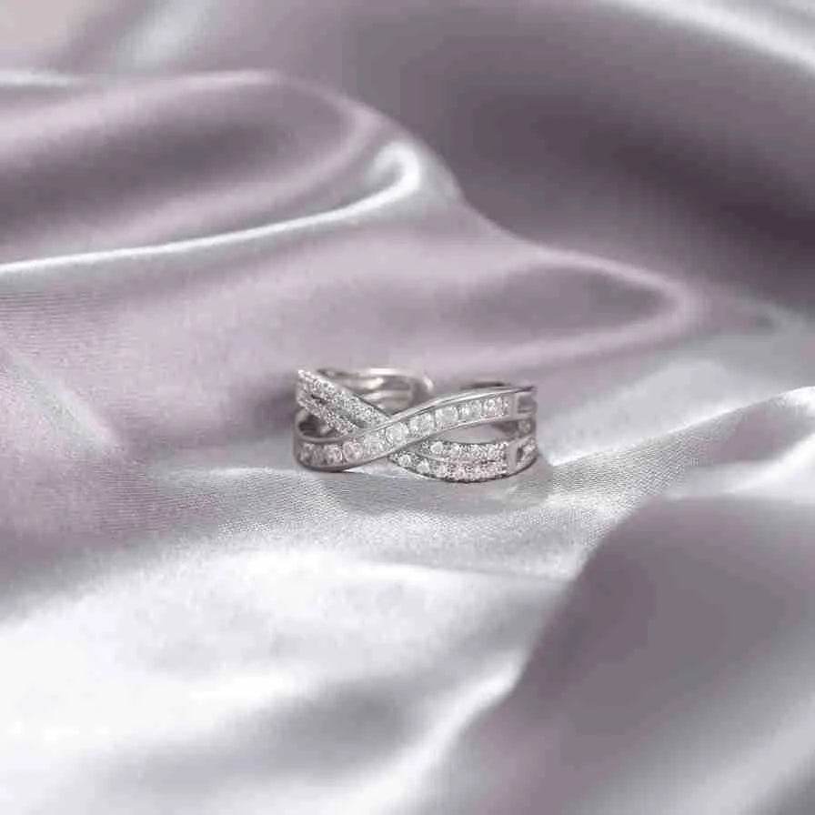 Niche Opening Adjustable Non-fading Cross Ring - www.Shopthatapp.com