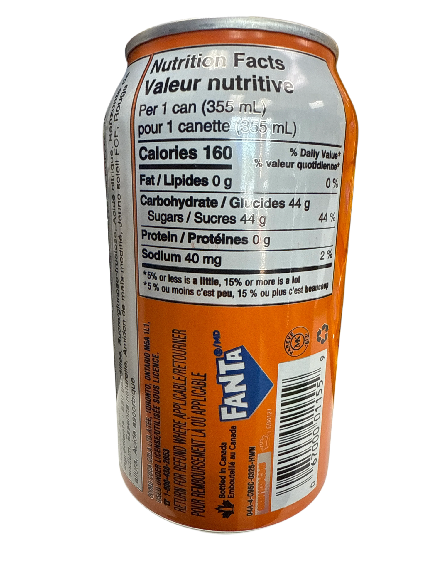 Fanta Limited Edition Halloween Orange Flavoured Can 355ML – Rare Canadian Exotic Drink