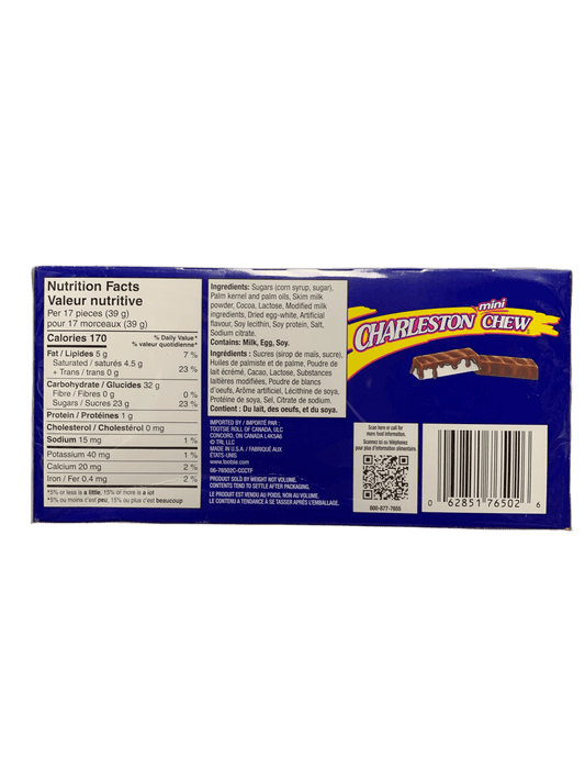 Tootsie Charleston Mini Vanilla Chew 113G - US Edition - www.Shopthatapp.com