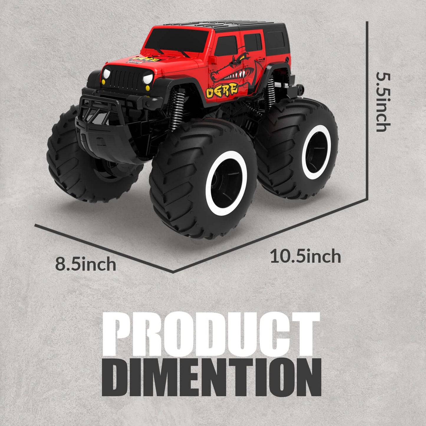 Monster Truck RC amphibie tout-terrain étanche pour enfants