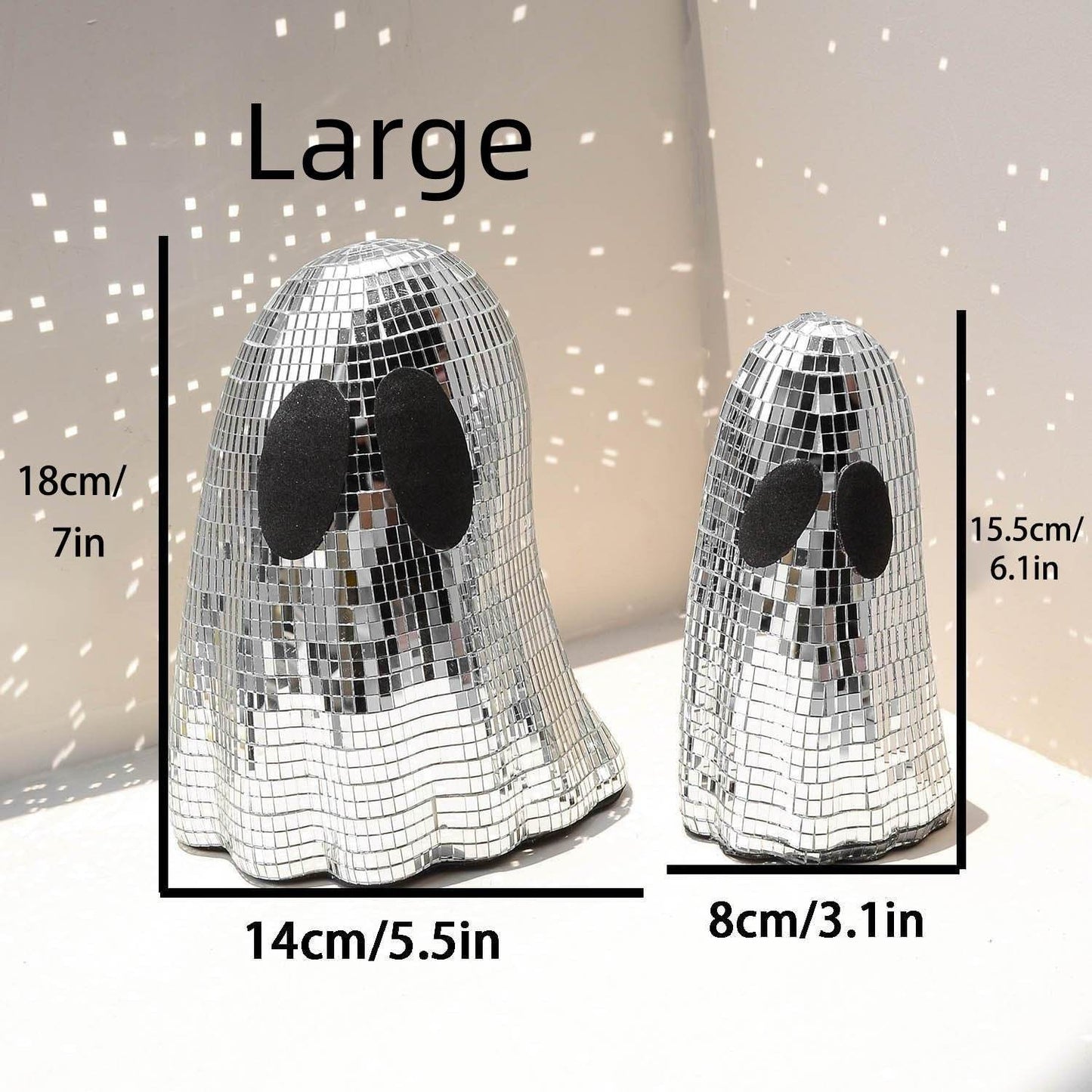 Halloween Diss Cute Mosaic Mirror Patch Decoration Desktop Decoration - www.Shopthatapp.com