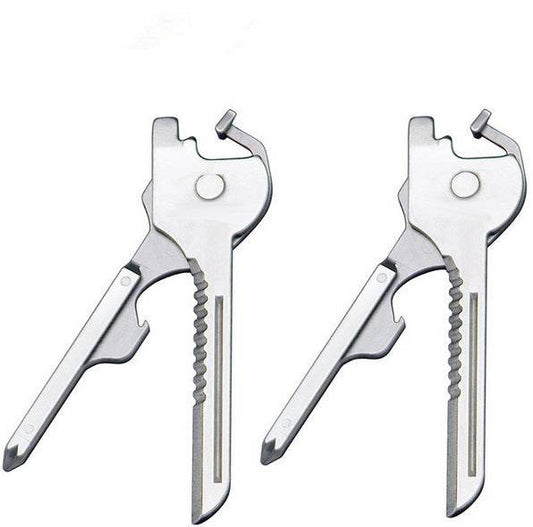 Multipurpose Keychain Key Survive Pocket Opener Shape - Mini Multi Gear - www.Shopthatapp.com
