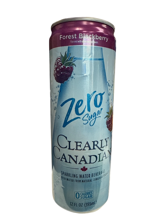 Clearly Canadian Zero Sugar Forest Blackberry Flavour 355ML - Canadian Edition - www.Shopthatapp.com