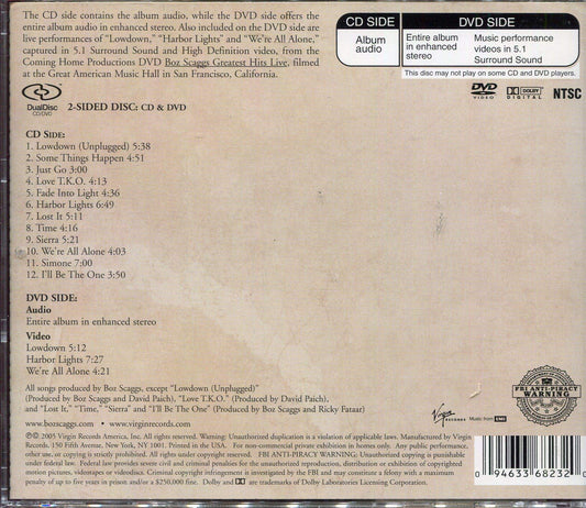 Boz Scaggs / Fade Into Light - DualDisc - www.Shopthatapp.com