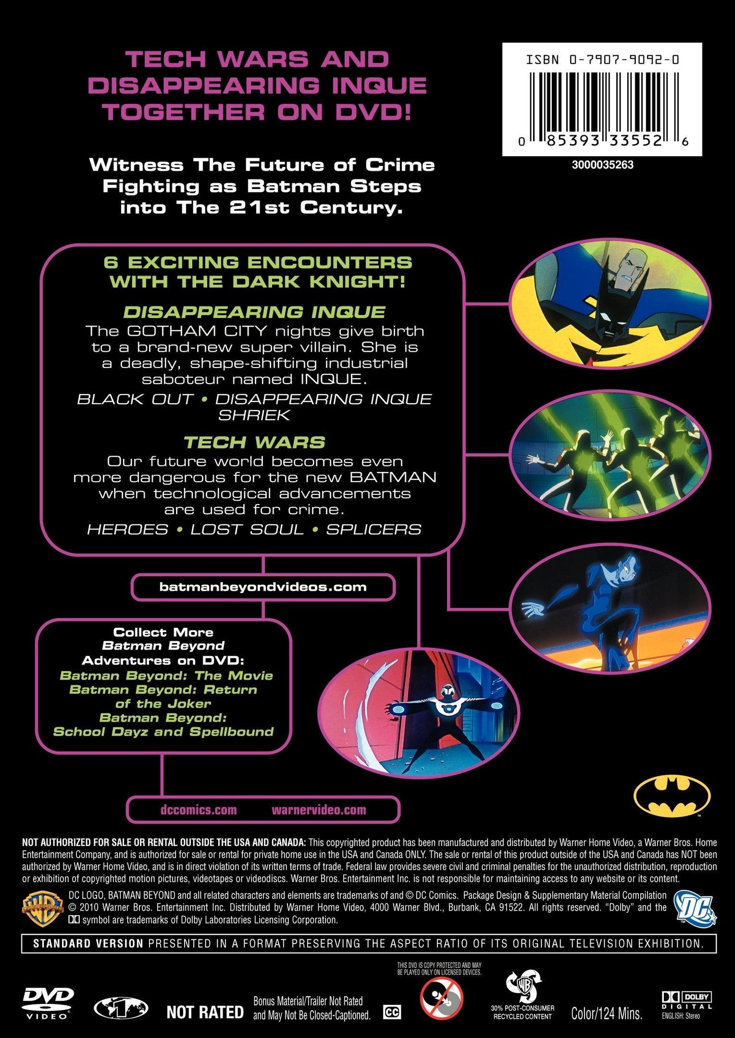 Batman Beyond: Tech Wars/ Disappearing Inque (Sous-titres franais) - www.Shopthatapp.com