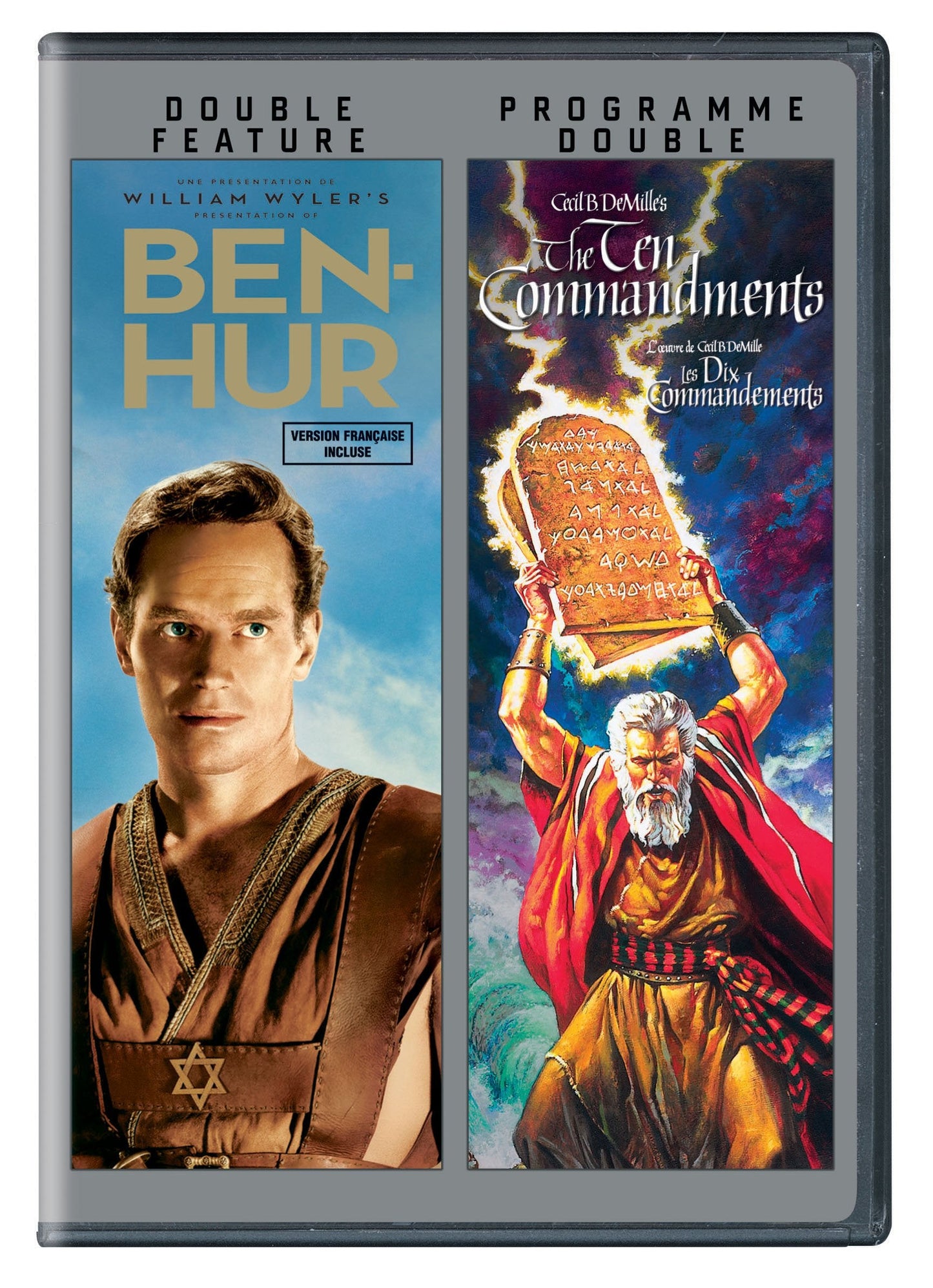 Ben Hur/ Ten Commandments DVD DBFE (Bilingual) - www.Shopthatapp.com