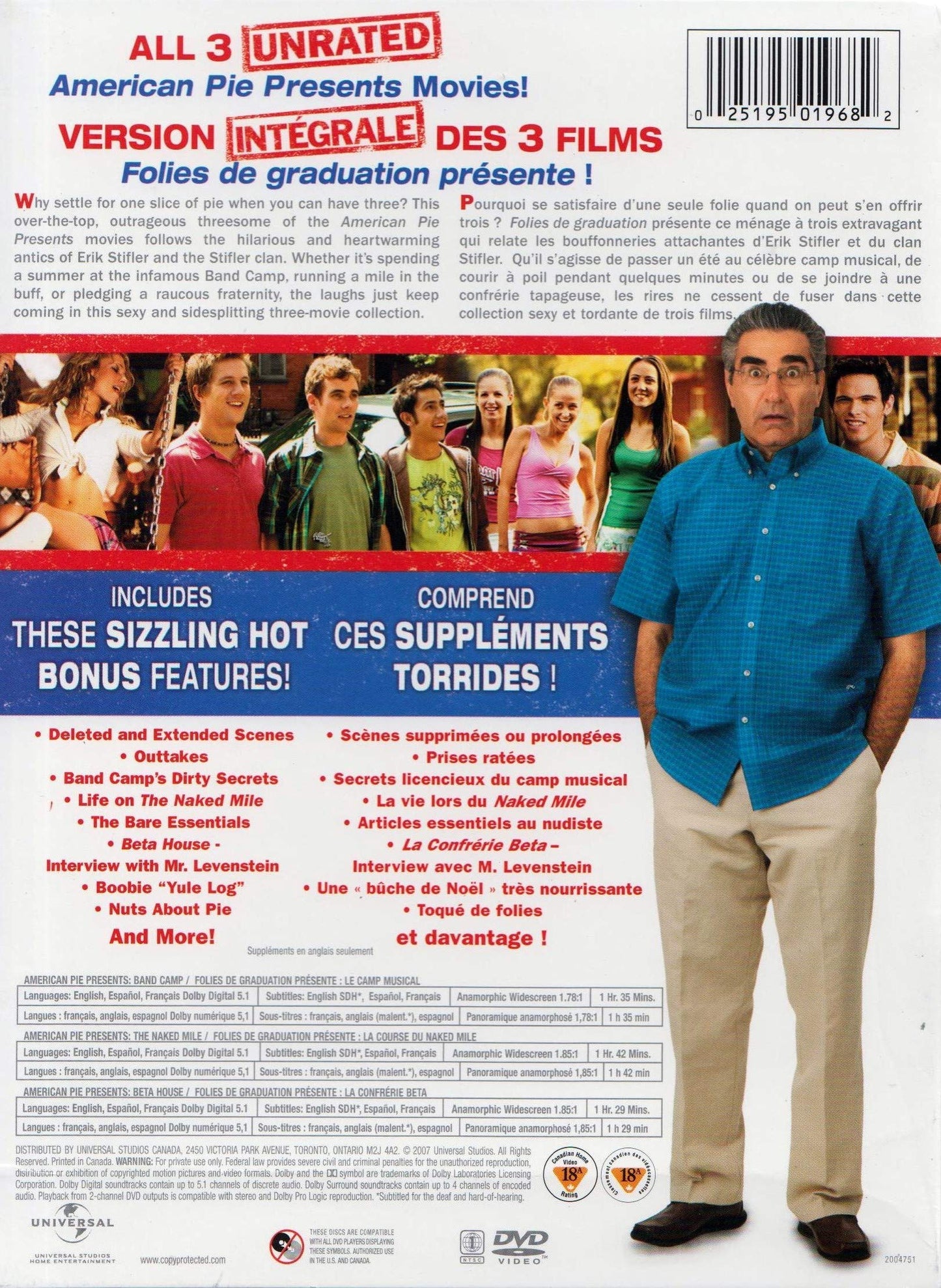 American Pie Presents: The Threesome Pack (Band Camp / The Naked Mile / Beta House) - DVD - www.Shopthatapp.com