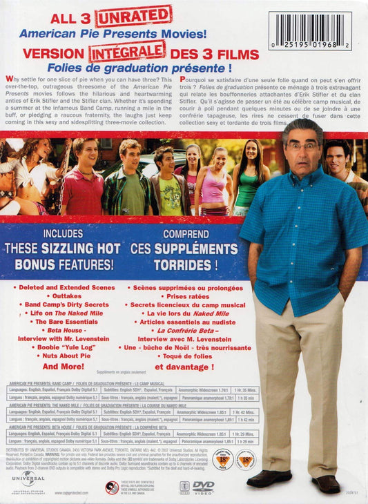 American Pie Presents: The Threesome Pack (Band Camp / The Naked Mile / Beta House) - DVD - www.Shopthatapp.com