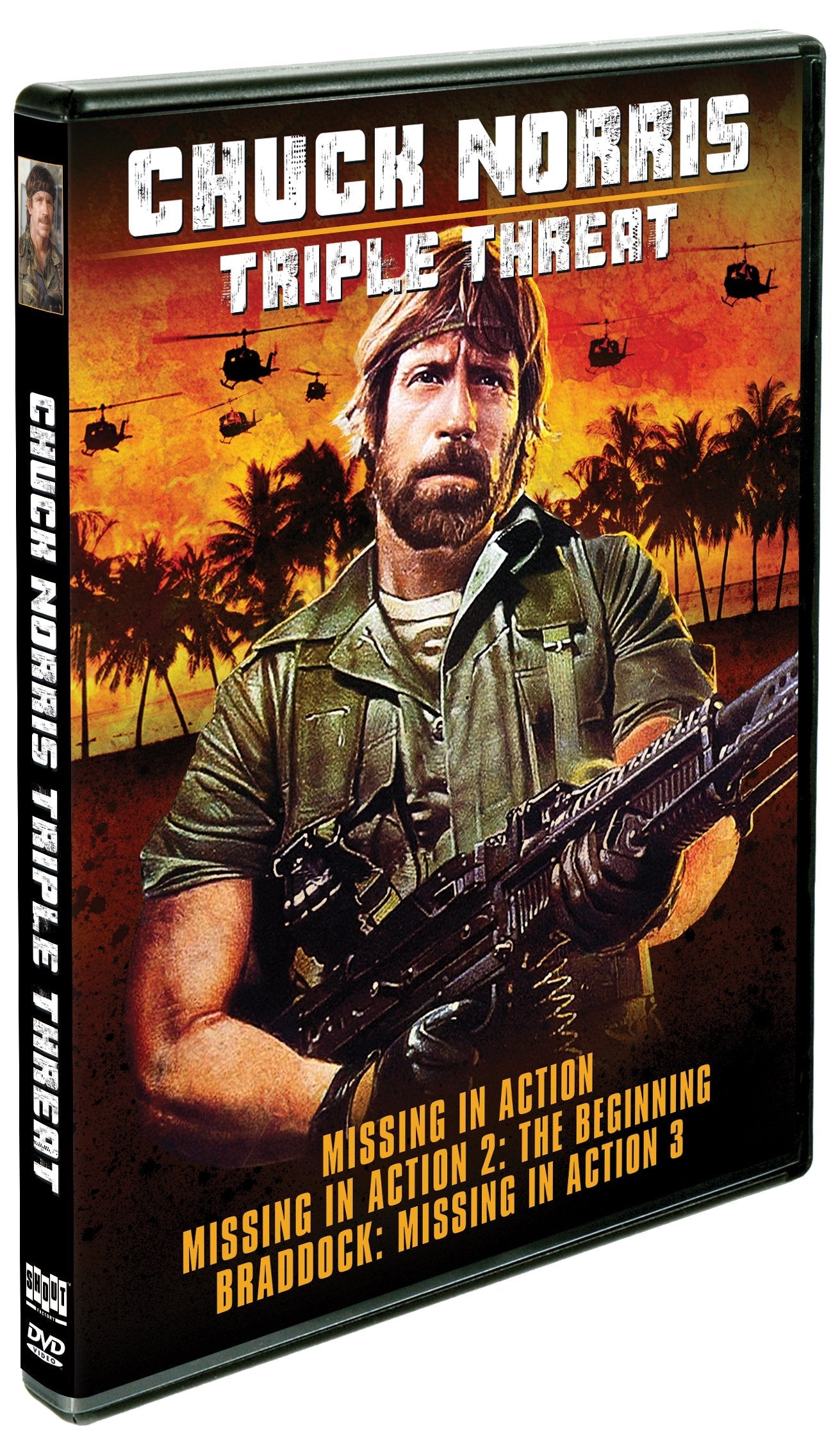 Chuck Norris: Triple Threat - Missing In Action / Missing In Action 2: The Beginning / Braddock: Missing In Action 3 - www.Shopthatapp.com
