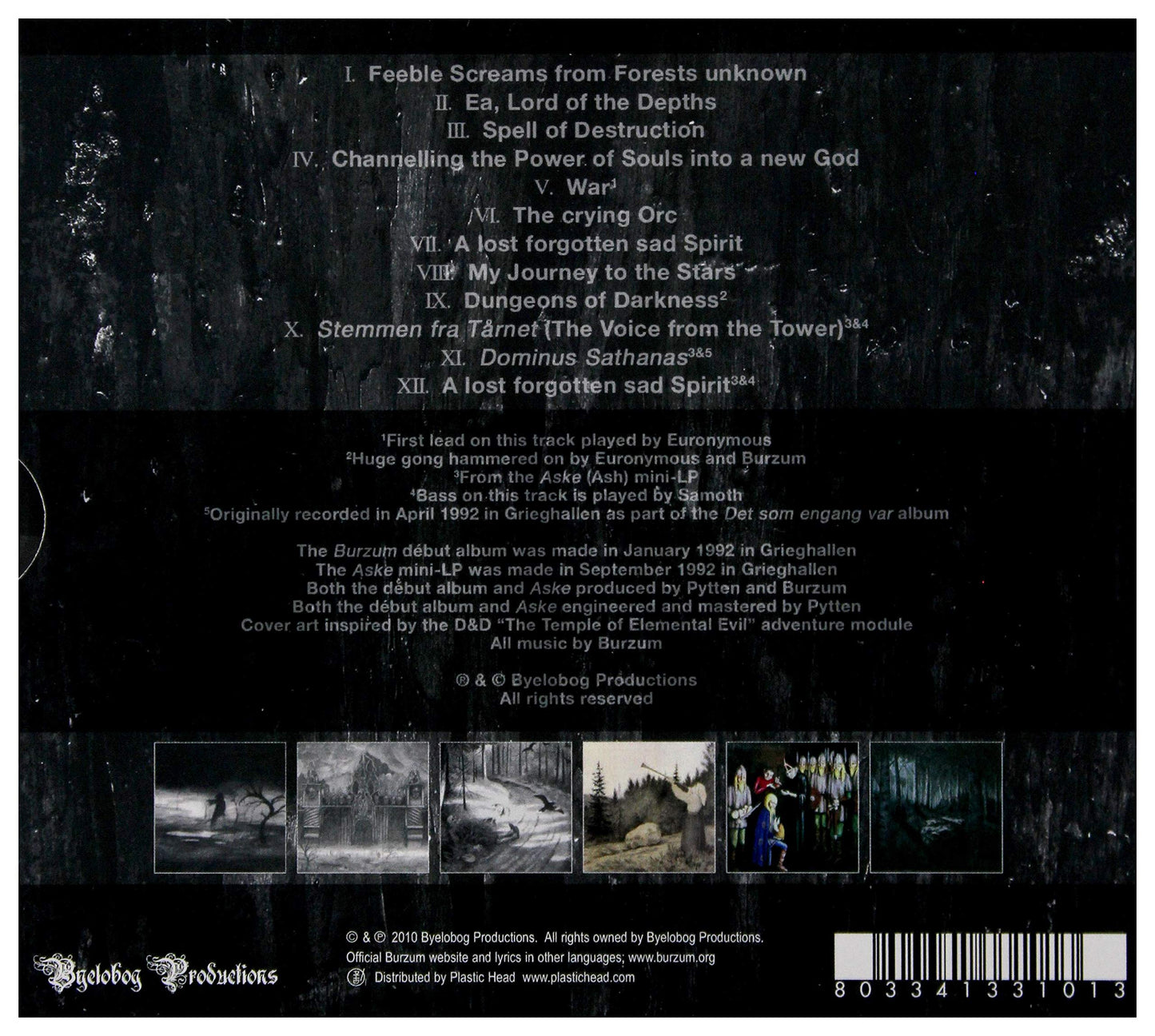 Burzum / Burzum/Aske - CD - www.Shopthatapp.com