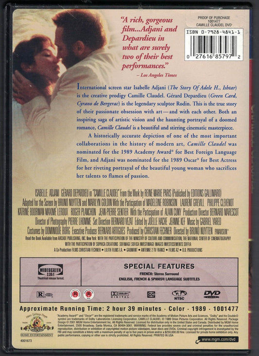 Camille Claudel (Widescreen) (Version française) - www.Shopthatapp.com