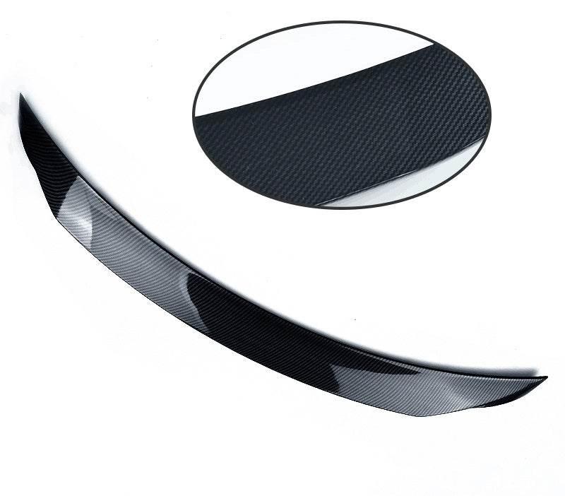 Model 14-21 Mazda 3 Exela Modified Tail Trim Sports Bright Black Tail Blade Large Fixed Wind Surrounded - www.Shopthatapp.com