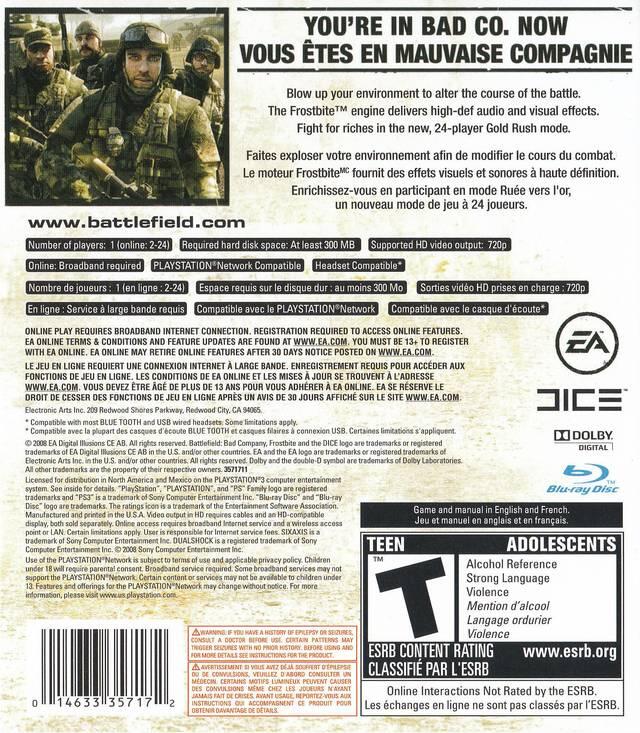 Battlefield: Bad Company (usagé) - www.Shopthatapp.com