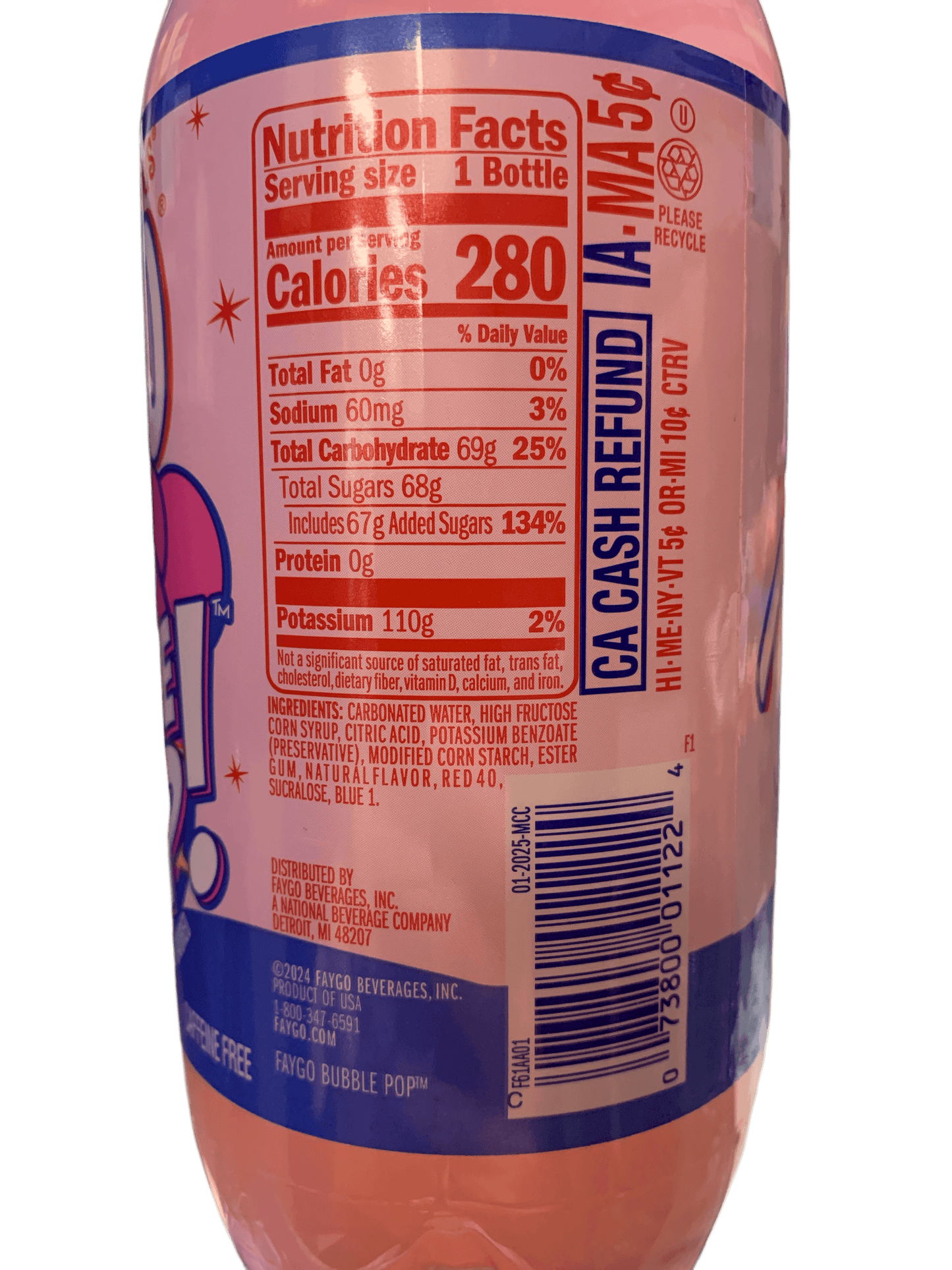 Faygo Bubble Pop Flavour 591ML - U.S Edition - www.Shopthatapp.com