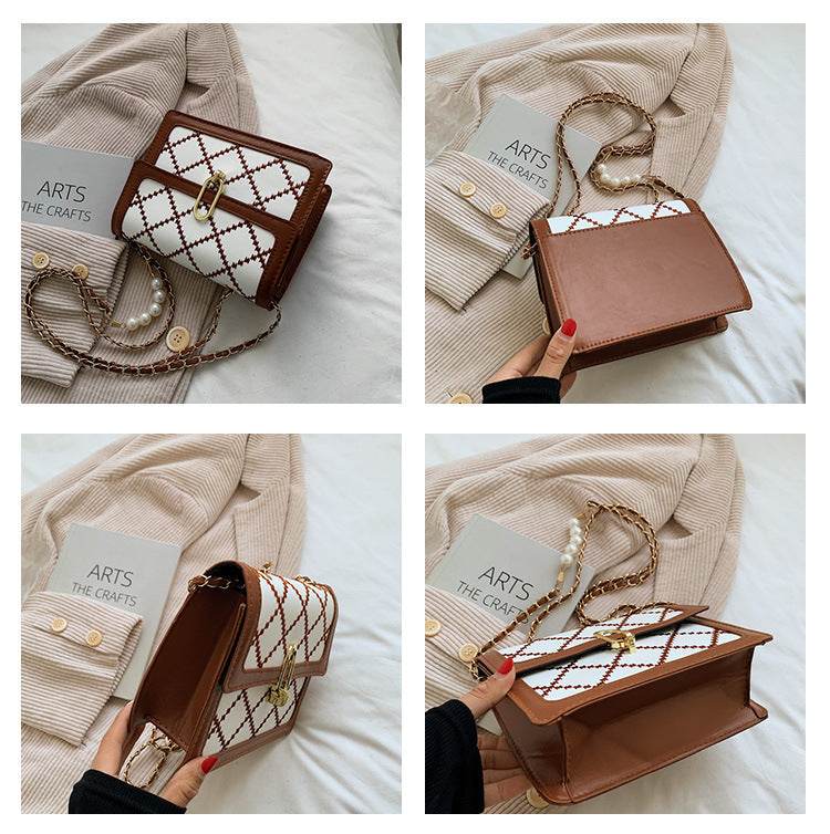Women Shoulder Chain Mini Crossbody Square Bag - www.Shopthatapp.com