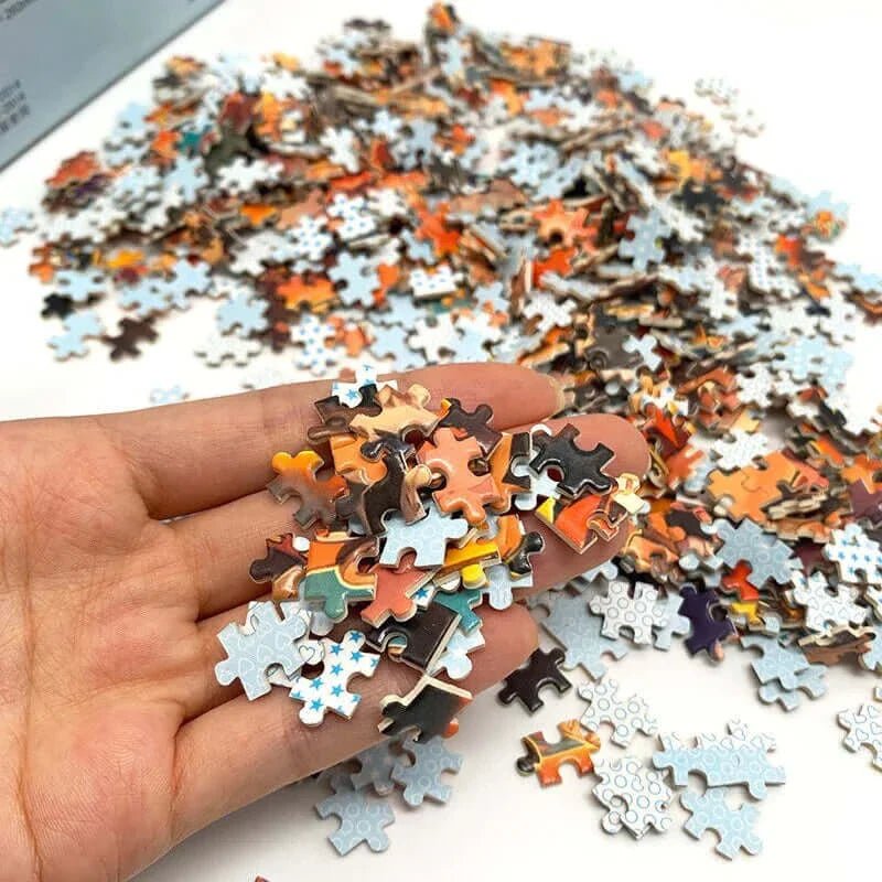 1000-Piece 'Train Under the Stars' Jigsaw Puzzle - Perfect for Family Fun | KidsToyLover - www.Shopthatapp.com