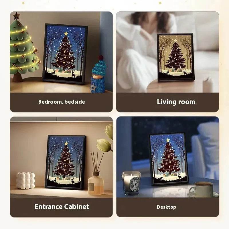 2024 New Luminous Christmas Tree Painting decorations Bluetooth Speaker integrated Gift Ideas - www.Shopthatapp.com
