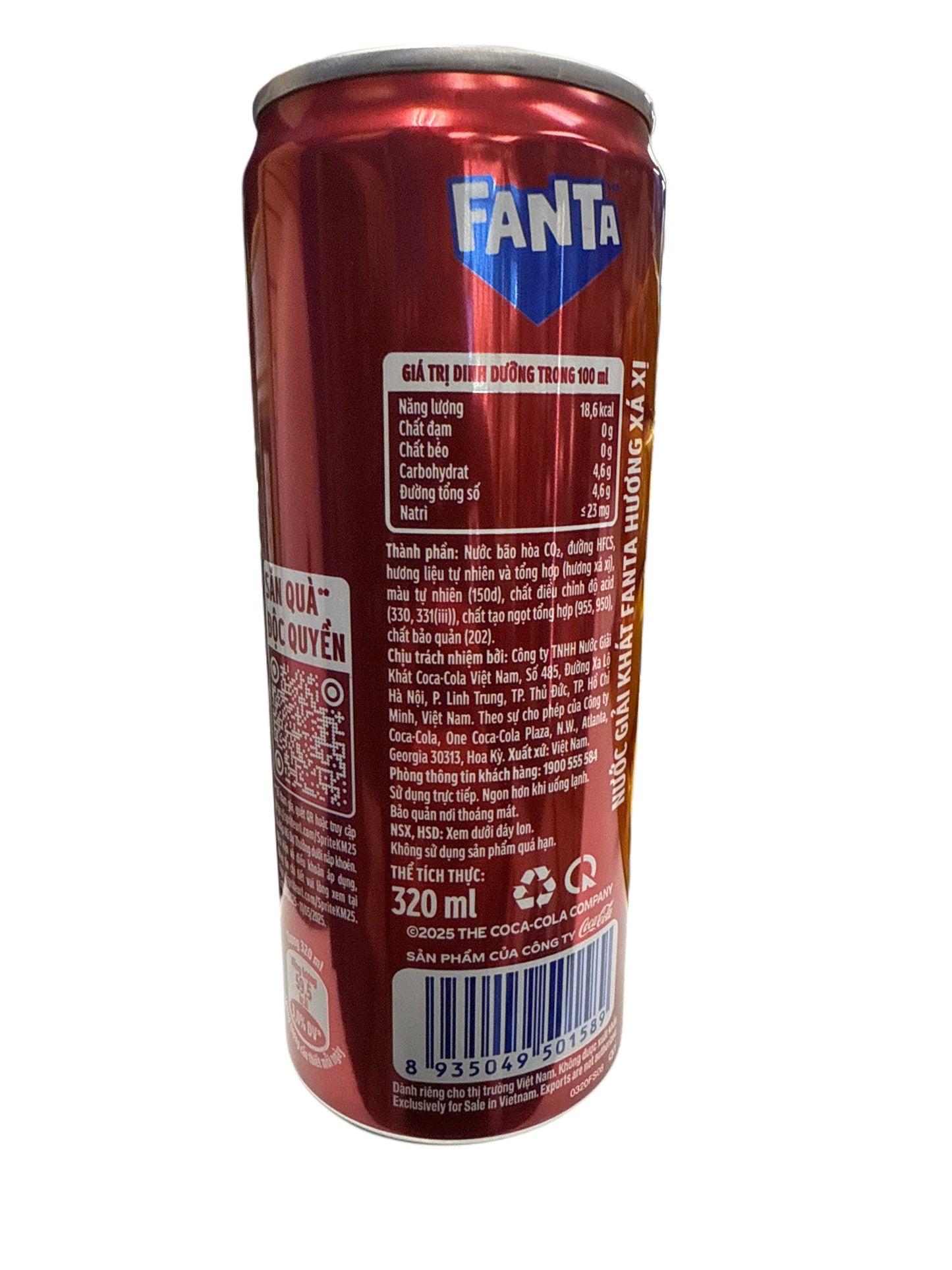 Fanta Sarsi Huöng Xà Xi 320ML - www.Shopthatapp.com