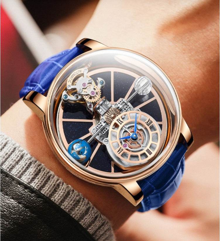 Men's Hollowed-out Quartz Watch - www.Shopthatapp.com