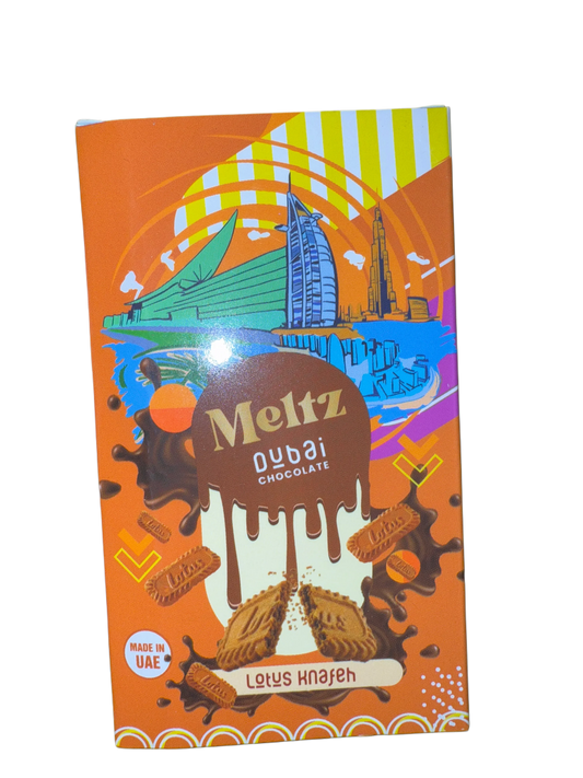 Meltz Dubai Chocolate Lotus Knafeh Flavour 75G - Dubai Edition - www.Shopthatapp.com