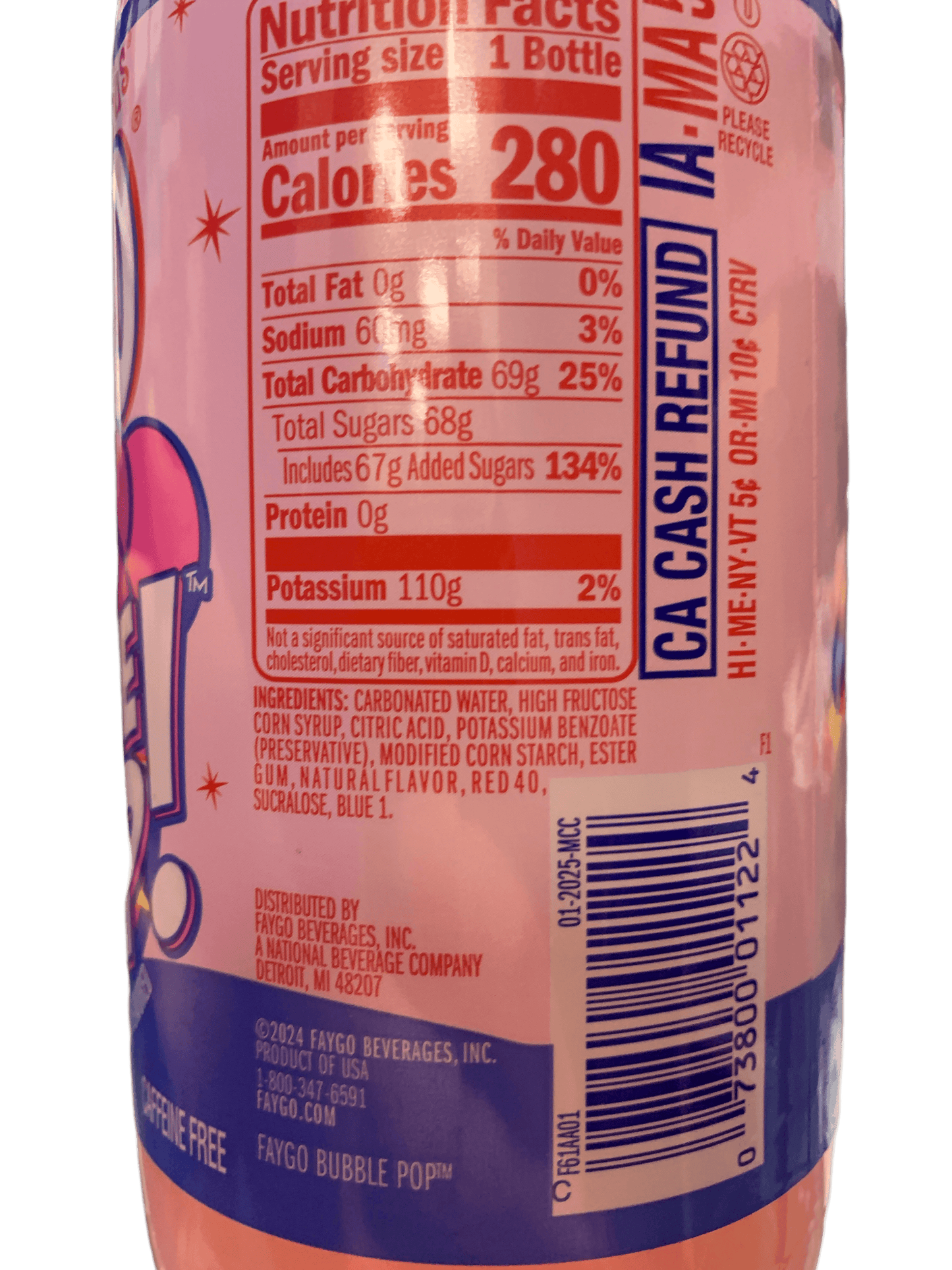 Faygo Bubble Pop Flavour 591ML - U.S Edition - www.Shopthatapp.com