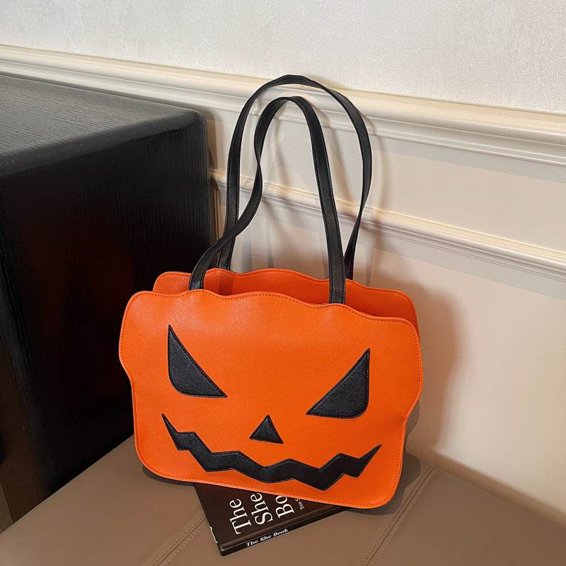 Women's Fashion Halloween Pumpkin Shoulder Messenger Bag - www.Shopthatapp.com