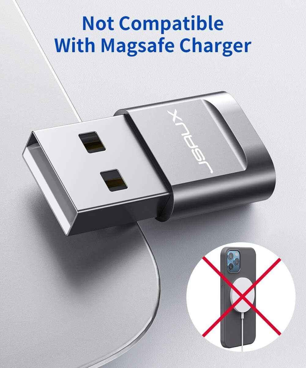 Premium USB Type C Female to USB A Male Adapter Converter Charger - Grey - www.Shopthatapp.com