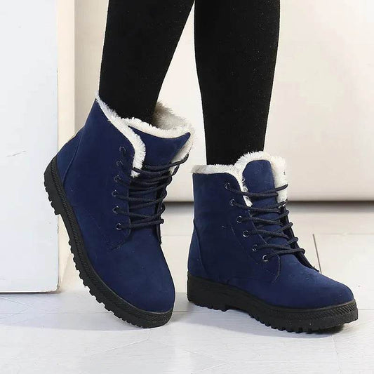 Winter Snow Boots With Warm Plush Ankle Boots For Women Shoes - www.Shopthatapp.com