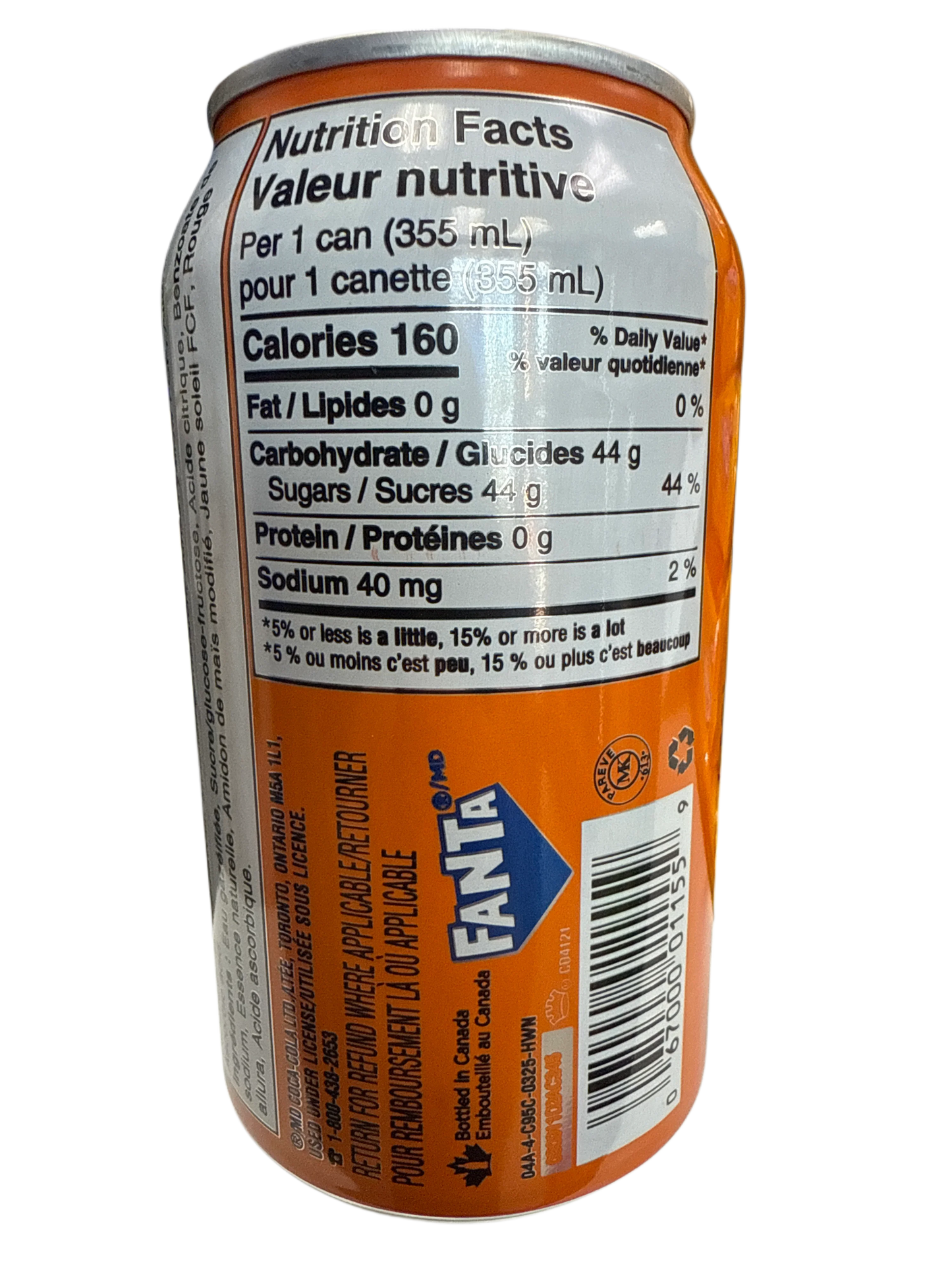 Fanta Limited Edition Halloween Orange Flavoured Can 355ML – Rare Canadian Exotic Drink