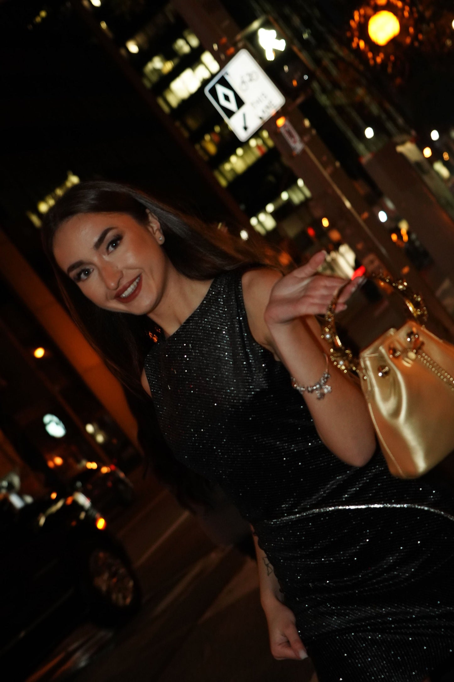Midnight Muse Bag- Gold - www.Shopthatapp.com