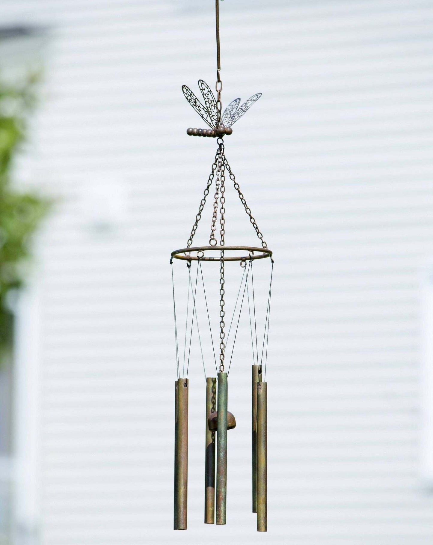Flamed Dragonfly Pipes Wind Chime - www.Shopthatapp.com