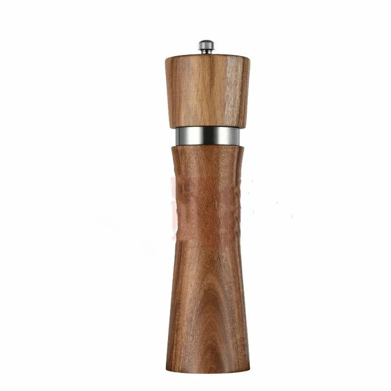 Acacia Wood Ceramic Core Manual Pepper Grinder - www.Shopthatapp.com
