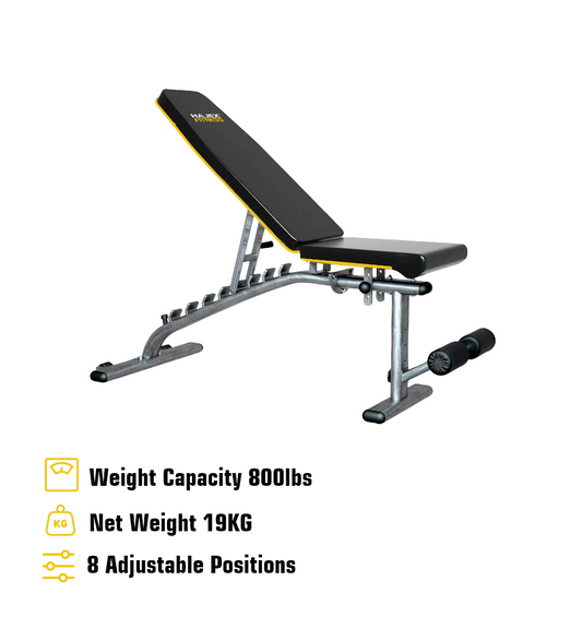 Adjustable Workout Bench 600LB capacity - www.Shopthatapp.com #