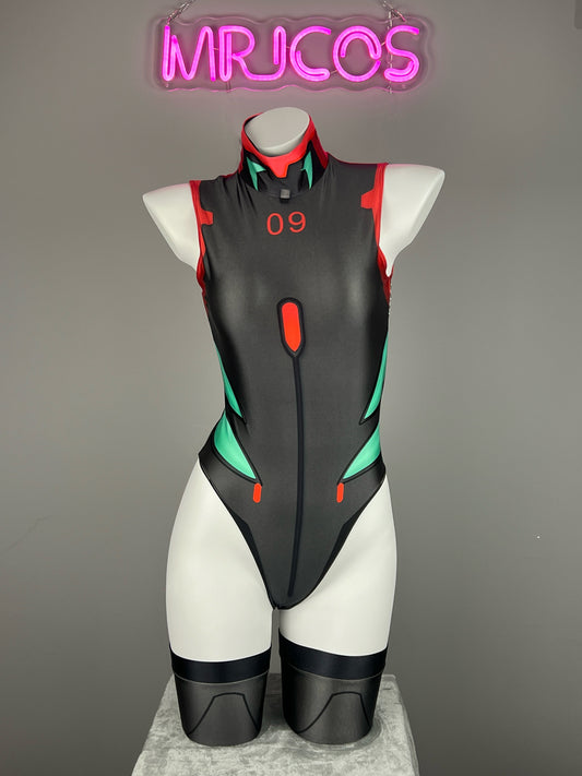 Anime Style Spandex Cosplay Open Crotch Bodysuit Costume Plug Suit - www.Shopthatapp.com