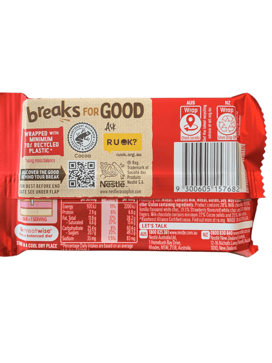 Kit Kat Neapolitan Chocolate Bar 42G - Australian Edition - www.Shopthatapp.com