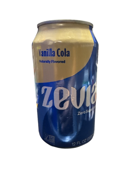Zevia Zero Sugar Vanilla Cola Flavoured Soda 355ML - Canadian Edition - www.Shopthatapp.com