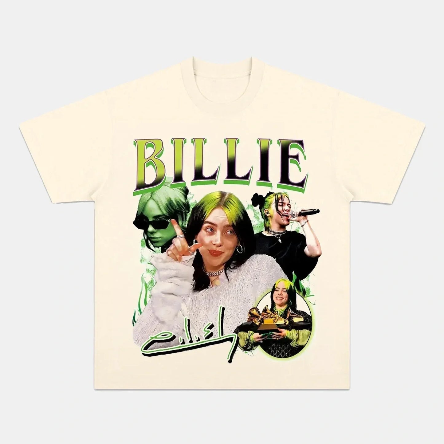 Billie Eilish: Music Icon Tee V26 - www.Shopthatapp.com