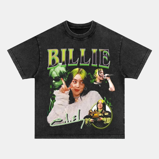 Billie Eilish: Music Icon Tee V26 - www.Shopthatapp.com