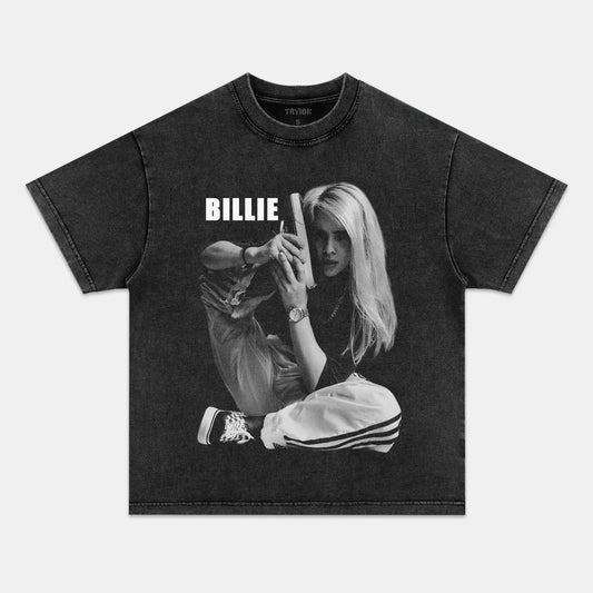 Billie Eilish: Music Icon Tee V17 - www.Shopthatapp.com