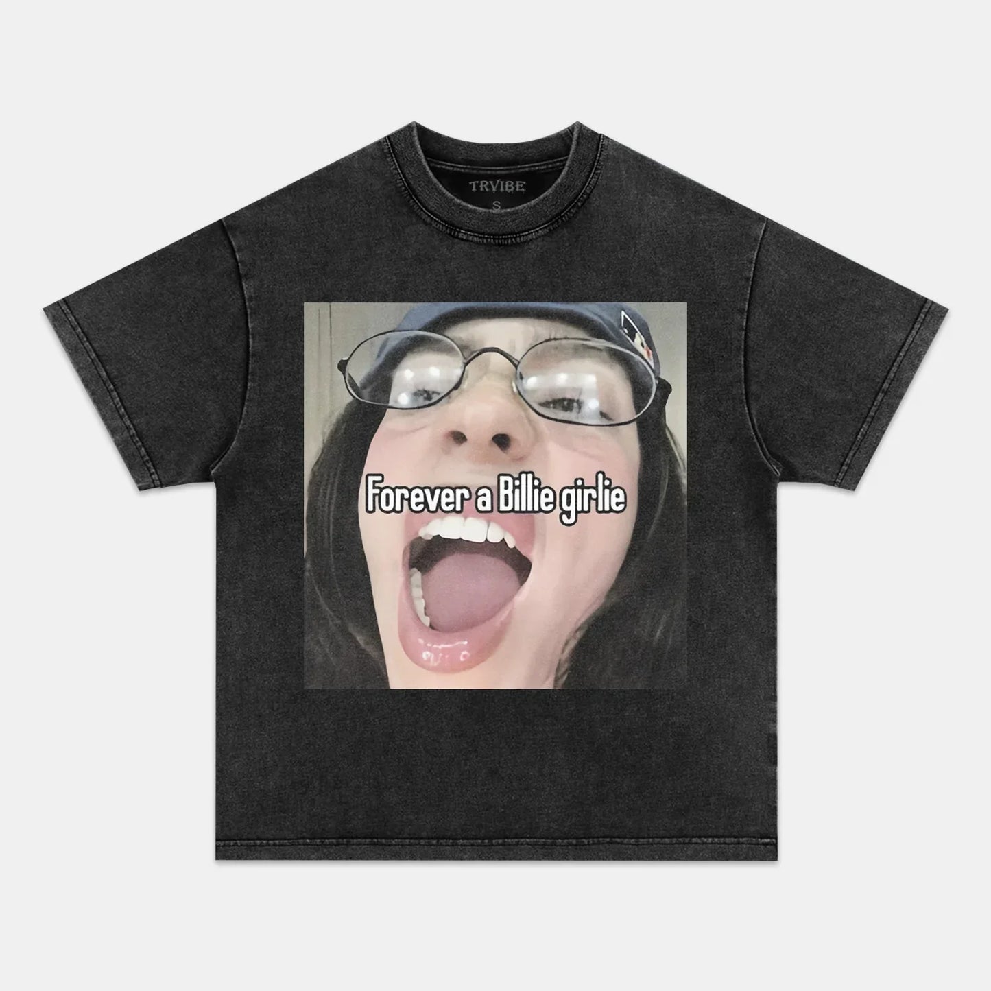 Billie Eilish: Forever a Billie Girl Tee - www.Shopthatapp.com