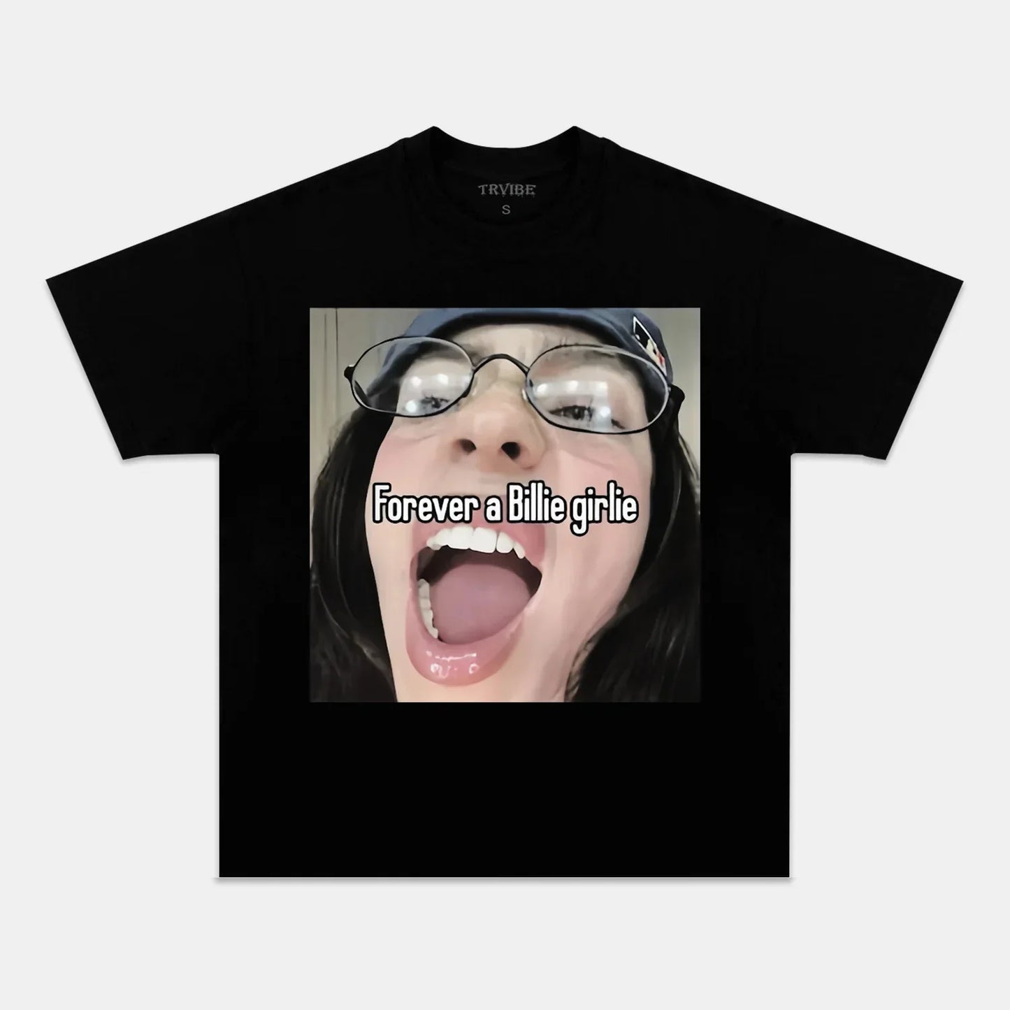 Billie Eilish: Forever a Billie Girl Tee - www.Shopthatapp.com