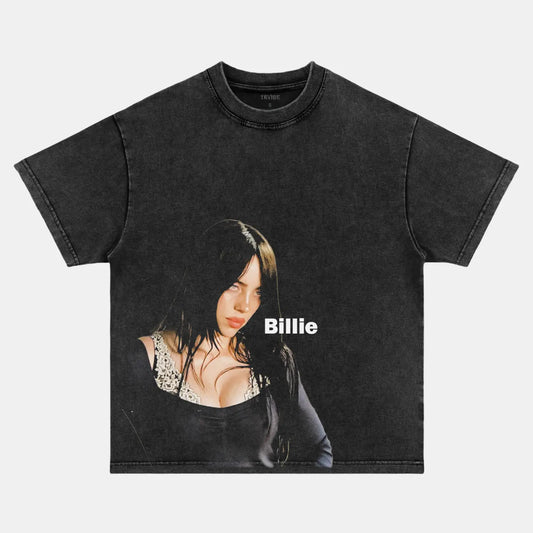 Billie Eilish: Music Icon Tee V15 - www.Shopthatapp.com