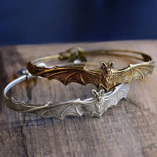 Bat Bracelet Halloween Bracelet - www.Shopthatapp.com