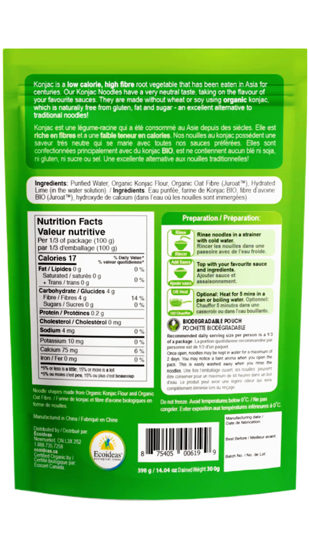 Better Than Foods Organic Konjac Noodles 385g - Www.Shopthatapp.com