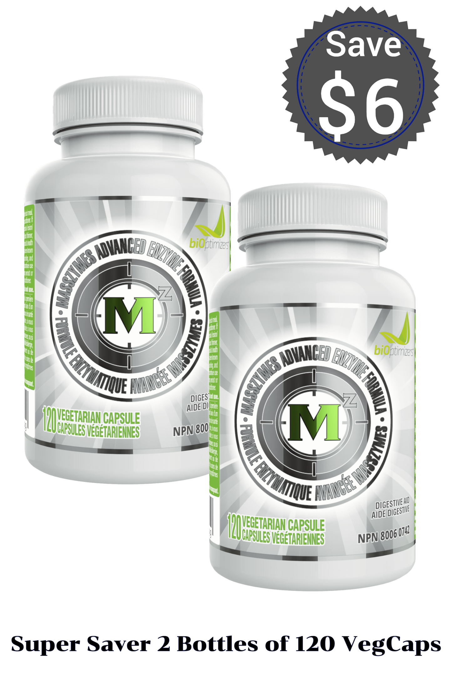 BiOptimizers MassZymes - Advanced Enzyme Formula-Outdoor Sporting goods camping-www.Shopthatapp.com-Quantity:Super Saver 2 Bottles of 120 VegCaps-Natural Health Garden