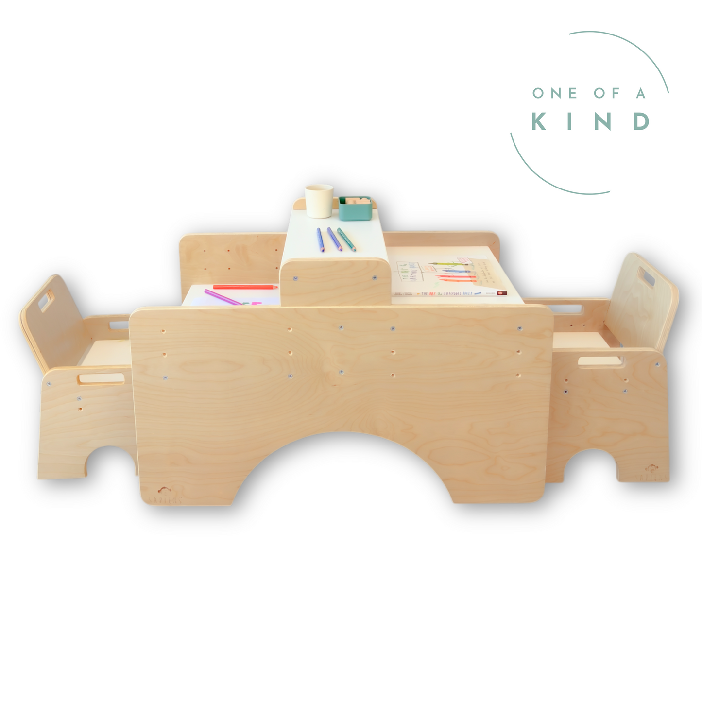 PAPAYA DOUBLE - Adjustable Montessori Table & Chair Set for Two - www.Shopthatapp.com