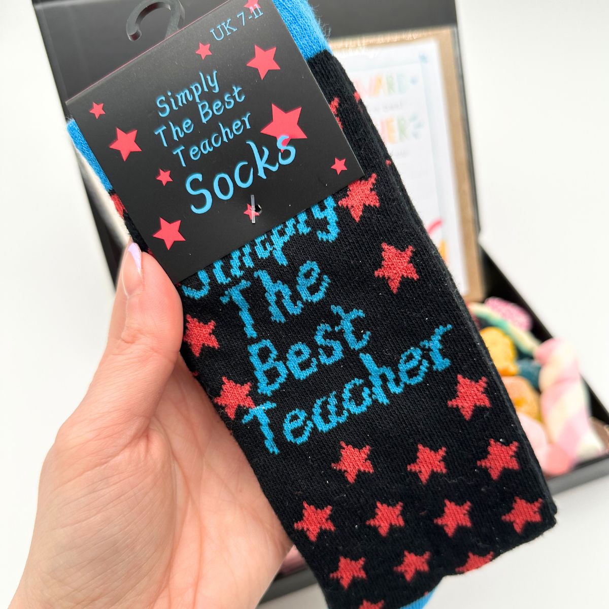 Thank You Teacher - Black Gift Hamper (Mens)-Food and beverage-www.Shopthatapp.com-HamperWell