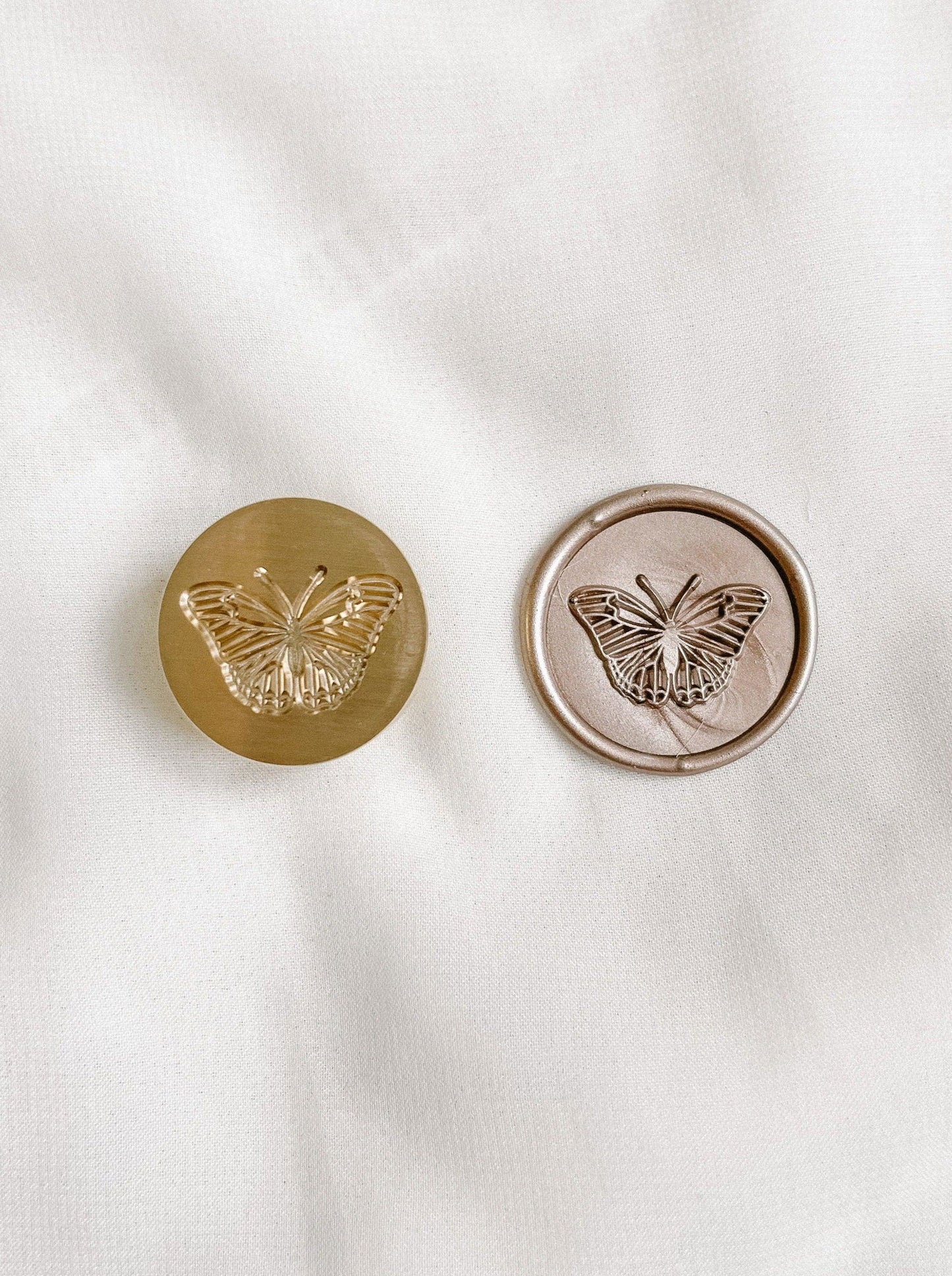 Butterfly wax stamp - Www.Shopthatapp.com